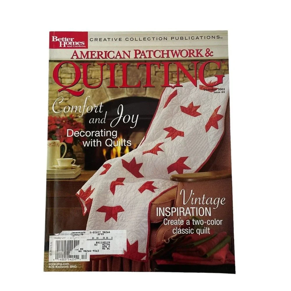 Better Homes & Gardens American Patchwork & Quilting‎ Magazines Full Year 2003